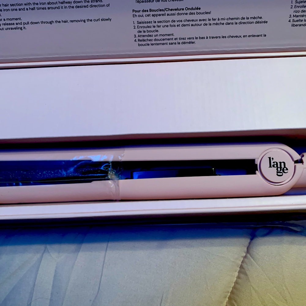 L'ange Hair Straightener in Pink